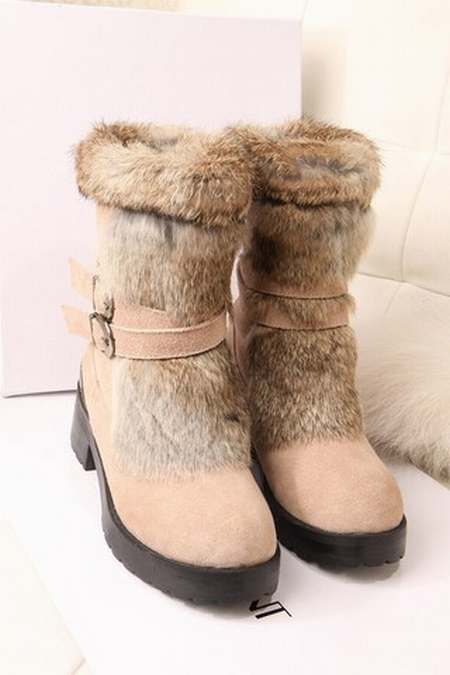 boots sans talon femme